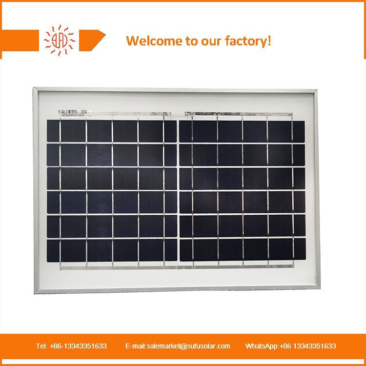 Foltedd 6V panel solar ar gyfer lampau
