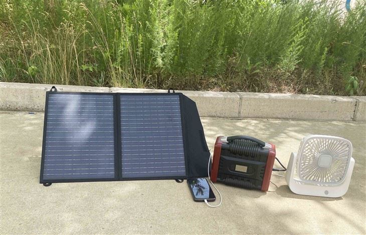 Panel solar plygu 30w
